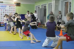 Эстафета посвященная Дню Защитника Отечества 2015 г.р.